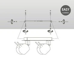 BAUHAUS Home Sweet Home LED-Deckenstrahler Bollo 5,8 W, L X B X H: 22 X 22 X 14 Cm, Chrom, Warmweiß 13 BAUHAUS Home Sweet Home LED-Deckenstrahler Bollo 5,8 W, L X B X H: 22 X 22 X 14 Cm, Chrom, Warmweiß -Bauhaus Home 12 3514