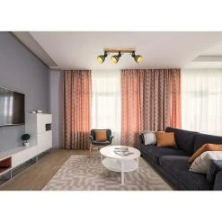 BAUHAUS Globo Deckenstrahler LENNA 40 W, L X B X H: 54 X 12,5 X 25 Cm, E27, 3 Stk. -Bauhaus Home 12 3524