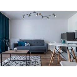 BAUHAUS Globo Robby Deckenstrahler 35 W, L X B X H: 180 X 10 X 18,5 Cm, Graphit, GU10 -Bauhaus Home 12 3540