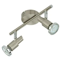 BAUHAUS Tween Light LED-Deckenstrahler 3 W, L X B X H: 275 X 80 X 120 Mm, Nickel Matt, Anzahl Leuchtmittel: 2 Stk.