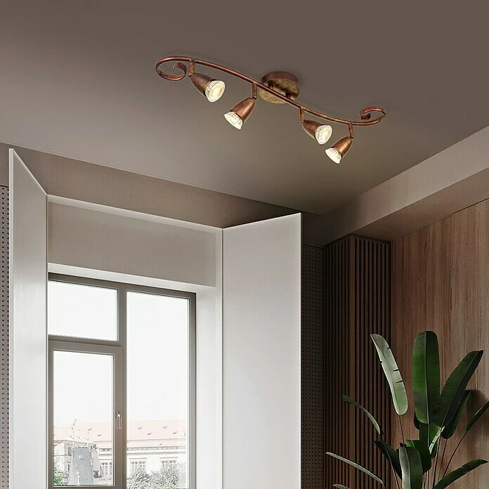 BAUHAUS Home Sweet Home LED-Deckenstrahler Curl 5,8 W, L X B X H: 11,5 X 62 X 14,5 Cm, Bronze, Warmweiß 4 BAUHAUS Home Sweet Home LED-Deckenstrahler Curl 5,8 W, L X B X H: 11,5 X 62 X 14,5 Cm, Bronze, Warmweiß – Bild 2