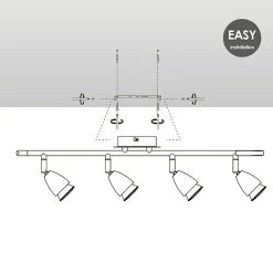 BAUHAUS Home Sweet Home LED-Deckenstrahler Curl 5,8 W, L X B X H: 11,5 X 62 X 14,5 Cm, Bronze, Warmweiß 11 BAUHAUS Home Sweet Home LED-Deckenstrahler Curl 5,8 W, L X B X H: 11,5 X 62 X 14,5 Cm, Bronze, Warmweiß -Bauhaus Home 12 3554