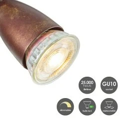 BAUHAUS Home Sweet Home LED-Deckenstrahler Curl 5,8 W, L X B X H: 11,5 X 62 X 14,5 Cm, Bronze, Warmweiß 12 BAUHAUS Home Sweet Home LED-Deckenstrahler Curl 5,8 W, L X B X H: 11,5 X 62 X 14,5 Cm, Bronze, Warmweiß -Bauhaus Home 12 3555