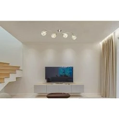 BAUHAUS Tween Light Deckenstrahler Diamant 160 W, Nickel Matt, E14, 4 Stk. -Bauhaus Home 12 3559