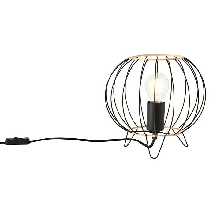 BAUHAUS Brilliant Silemia Tischleuchte 52 W, Schwarz, E27 6 BAUHAUS Brilliant Silemia Tischleuchte 52 W, Schwarz, E27 – Bild 4