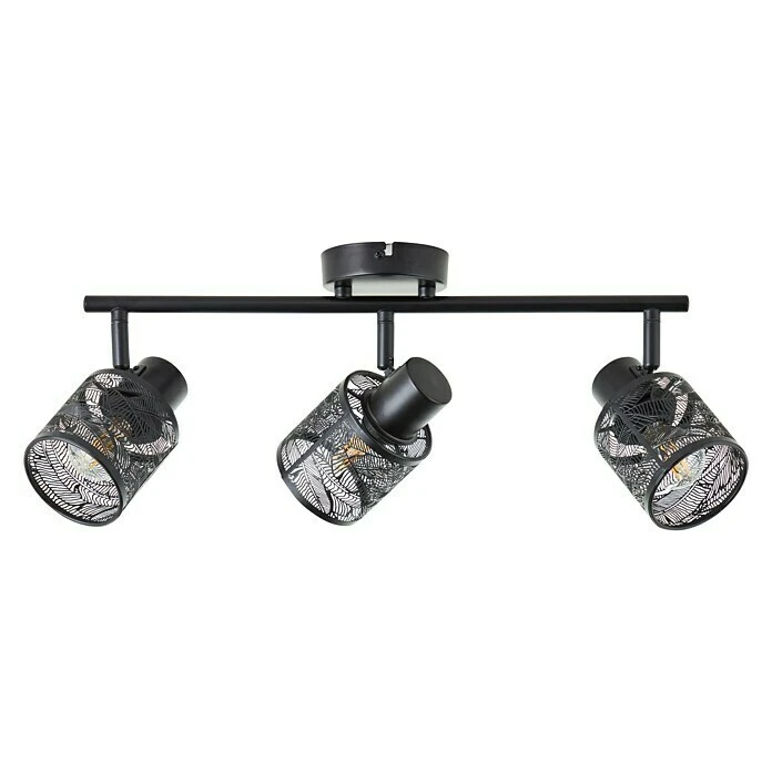 BAUHAUS Brilliant Bano Deckenstrahler 40 W, L X B X H: 12 X 43 X 17,5 Cm, Schwarz, E14, 3 Stk. 4 BAUHAUS Brilliant Bano Deckenstrahler 40 W, L X B X H: 12 X 43 X 17,5 Cm, Schwarz, E14, 3 Stk. – Bild 2