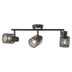 BAUHAUS Brilliant Bano Deckenstrahler 40 W, L X B X H: 12 X 43 X 17,5 Cm, Schwarz, E14, 3 Stk. 9 BAUHAUS Brilliant Bano Deckenstrahler 40 W, L X B X H: 12 X 43 X 17,5 Cm, Schwarz, E14, 3 Stk. -Bauhaus Home 12 3563