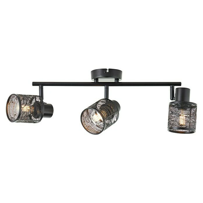 BAUHAUS Brilliant Bano Deckenstrahler 40 W, L X B X H: 12 X 43 X 17,5 Cm, Schwarz, E14, 3 Stk. 5 BAUHAUS Brilliant Bano Deckenstrahler 40 W, L X B X H: 12 X 43 X 17,5 Cm, Schwarz, E14, 3 Stk. – Bild 3