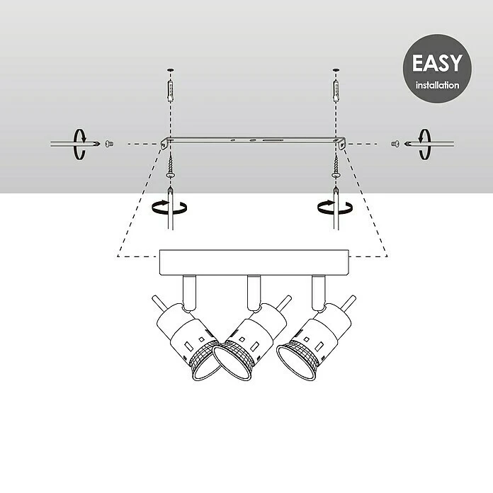 BAUHAUS Home Sweet Home LED-Deckenstrahler Rund Cilindro 5,8 W, Ø X H: 20 X 13,7 Cm, Silber, Warmweiß 6 BAUHAUS Home Sweet Home LED-Deckenstrahler Rund Cilindro 5,8 W, Ø X H: 20 X 13,7 Cm, Silber, Warmweiß – Bild 4