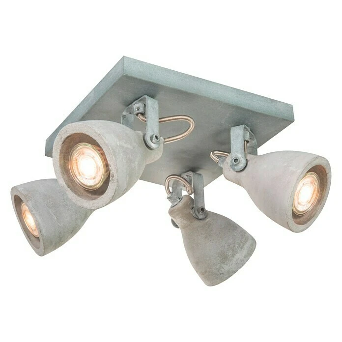 BAUHAUS Home Sweet Home LED-Deckenstrahler Vedi 6 W, L X B X H: 23 X 23 X 17,5 Cm, Beton, Warmweiß 3 BAUHAUS Home Sweet Home LED-Deckenstrahler Vedi 6 W, L X B X H: 23 X 23 X 17,5 Cm, Beton, Warmweiß