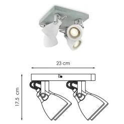 BAUHAUS Home Sweet Home LED-Deckenstrahler Vedi 6 W, L X B X H: 23 X 23 X 17,5 Cm, Beton, Warmweiß 12 BAUHAUS Home Sweet Home LED-Deckenstrahler Vedi 6 W, L X B X H: 23 X 23 X 17,5 Cm, Beton, Warmweiß -Bauhaus Home 12 3607