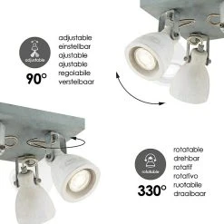 BAUHAUS Home Sweet Home LED-Deckenstrahler Vedi 6 W, L X B X H: 23 X 23 X 17,5 Cm, Beton, Warmweiß 13 BAUHAUS Home Sweet Home LED-Deckenstrahler Vedi 6 W, L X B X H: 23 X 23 X 17,5 Cm, Beton, Warmweiß -Bauhaus Home 12 3608