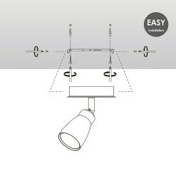 BAUHAUS Home Sweet Home LED-Deckenstrahler Rund Alba 5,8 W, Ø X H: 11,5 X 13,5 Cm, Weiß, Warmweiß -Bauhaus Home 12 3620