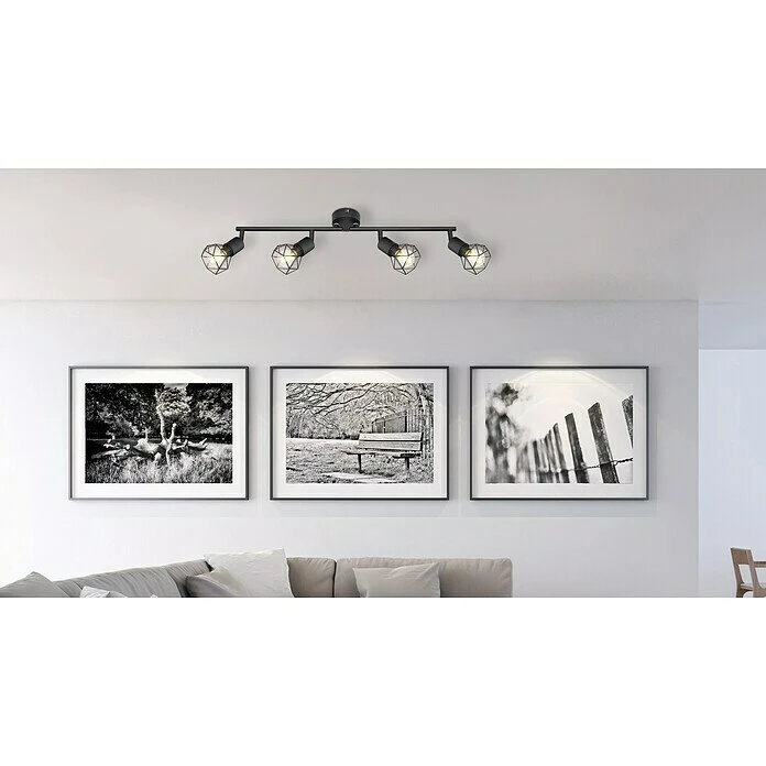 BAUHAUS Globo Xara I Deckenstrahler XARA I 40 W, L X B X H: 60 X 8 X 19,5 Cm, E14, 4 Stk. 3 BAUHAUS Globo Xara I Deckenstrahler XARA I 40 W, L X B X H: 60 X 8 X 19,5 Cm, E14, 4 Stk.