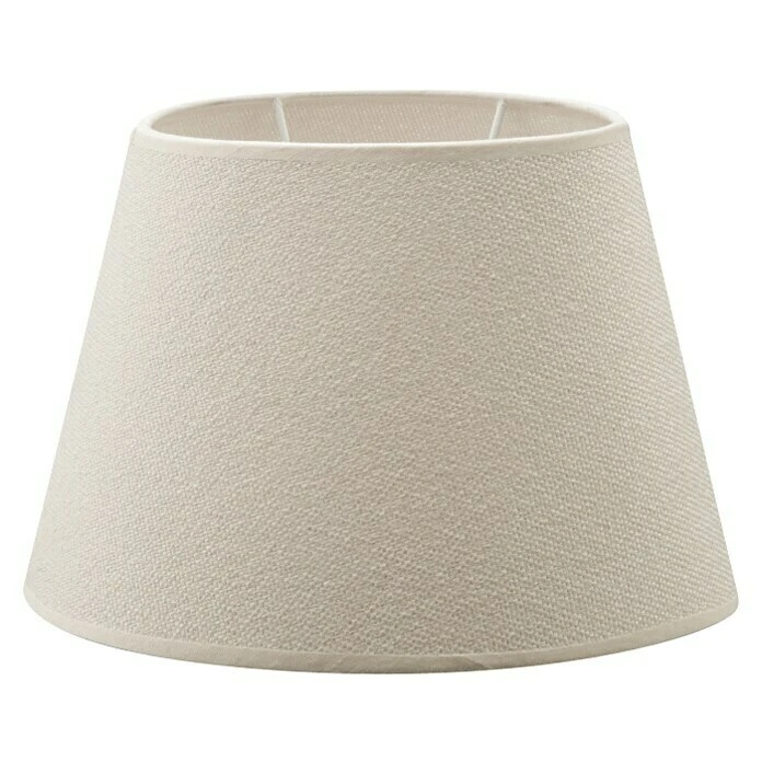 BAUHAUS Home Sweet Home Lampenschirm Melrose Ø X H: 24 X 16 Cm, Warm White, Stoff, Oval 3 BAUHAUS Home Sweet Home Lampenschirm Melrose Ø X H: 24 X 16 Cm, Warm White, Stoff, Oval