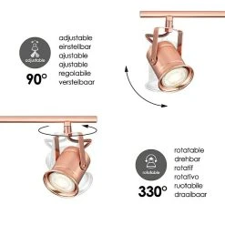 BAUHAUS Home Sweet Home LED-Deckenstrahler Venn 5,8 W, L X B X H: 11 X 82,5 X 16 Cm, Kupfer, Warmweiß -Bauhaus Home 12 3645