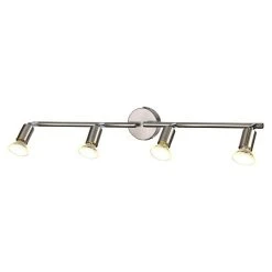 BAUHAUS Tween Light LED-Deckenstrahler Bari 16 W, L X B X H: 60,5 X 8 X 13,5 Cm, Nickel Matt, Warmweiß