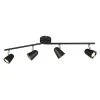 BAUHAUS Reality Leuchten LED-Deckenstrahler Toulouse L X B X H: 9 X 78 X 17 Cm, Schwarz, Anzahl Leuchtmittel: 4 Stk. 1 BAUHAUS Reality Leuchten LED-Deckenstrahler Toulouse L X B X H: 9 X 78 X 17 Cm, Schwarz, Anzahl Leuchtmittel: 4 Stk. -Bauhaus Home 12 3658