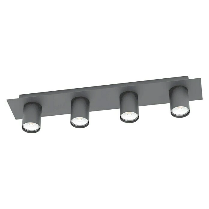 BAUHAUS Eglo Deckenstrahler VALCASOTTO 18 W, L X B X H: 57 X 10 X 100 Cm, Schwarz, GU10 3 BAUHAUS Eglo Deckenstrahler VALCASOTTO 18 W, L X B X H: 57 X 10 X 100 Cm, Schwarz, GU10