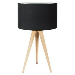 BAUHAUS Home Sweet Home Tree Tischleuchte 60 W, Schwarz, E27