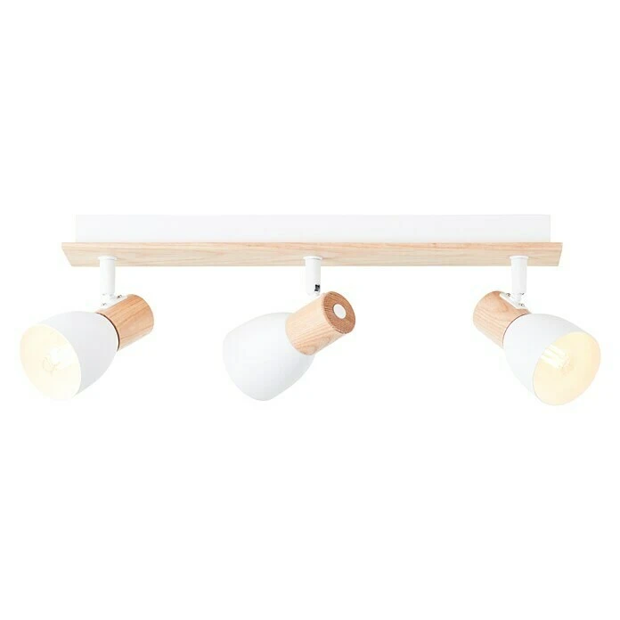 BAUHAUS Brilliant Daintree Wandstrahler 28 W, Weiß/Natur, E14, 3 Stk. 3 BAUHAUS Brilliant Daintree Wandstrahler 28 W, Weiß/Natur, E14, 3 Stk.