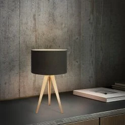 Alternative view of BAUHAUS Home Sweet Home Tree Tischleuchte 60 W, Schwarz, E27