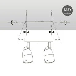 BAUHAUS Home Sweet Home LED-Deckenstrahler Gina 5,8 W, L X B X H: 11,5 X 23,5 X 13 Cm, Sandweiß, Warmweiß 13 BAUHAUS Home Sweet Home LED-Deckenstrahler Gina 5,8 W, L X B X H: 11,5 X 23,5 X 13 Cm, Sandweiß, Warmweiß -Bauhaus Home 12 3738