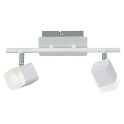 BAUHAUS Reality Leuchten Roubaix LED-Deckenstrahler 8 W, L X B X H: 9 X 34 X 14,5 Cm, Weiß, Warmweiß, 2 Stk.