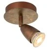 BAUHAUS Home Sweet Home LED-Deckenstrahler Rund Curl 5,8 W, Ø X H: 11,5 X 13,5 Cm, Bronze, Warmweiß -Bauhaus Home 12 3761