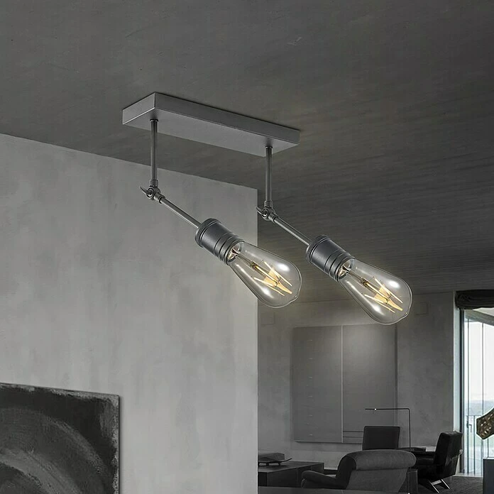 BAUHAUS Home Sweet Home LED-Deckenleuchte Spy 4 W, L X B X H: 30 X 9,5 X 20,5 Cm, Burned Metal, Warmweiß 3 BAUHAUS Home Sweet Home LED-Deckenleuchte Spy 4 W, L X B X H: 30 X 9,5 X 20,5 Cm, Burned Metal, Warmweiß