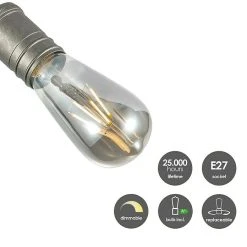 BAUHAUS Home Sweet Home LED-Deckenleuchte Spy 4 W, L X B X H: 30 X 9,5 X 20,5 Cm, Burned Metal, Warmweiß 10 BAUHAUS Home Sweet Home LED-Deckenleuchte Spy 4 W, L X B X H: 30 X 9,5 X 20,5 Cm, Burned Metal, Warmweiß -Bauhaus Home 12 3816