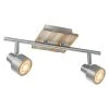 BAUHAUS Home Sweet Home LED-Deckenstrahler Drift 5,8 W, L X B X H: 12 X 35,5 X 17,5 Cm, Holz/Silber, Warmweiß