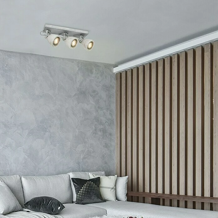 BAUHAUS Home Sweet Home LED-Deckenstrahler Vedi 5,8 W, L X B X H: 9,5 X 35,5 X 17,5 Cm, Beton, Warmweiß 4 BAUHAUS Home Sweet Home LED-Deckenstrahler Vedi 5,8 W, L X B X H: 9,5 X 35,5 X 17,5 Cm, Beton, Warmweiß – Bild 2