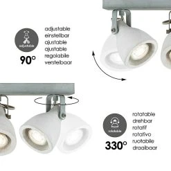 BAUHAUS Home Sweet Home LED-Deckenstrahler Vedi 5,8 W, L X B X H: 9,5 X 35,5 X 17,5 Cm, Beton, Warmweiß 13 BAUHAUS Home Sweet Home LED-Deckenstrahler Vedi 5,8 W, L X B X H: 9,5 X 35,5 X 17,5 Cm, Beton, Warmweiß -Bauhaus Home 12 3871