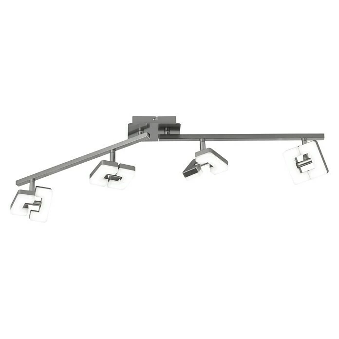 BAUHAUS WOFI Deckenstrahler Zara 20,8 W, L X B X H: 78 X 8 X 11 Cm, Nickel-matt, Sonstige, 4 Stk. 4 BAUHAUS WOFI Deckenstrahler Zara 20,8 W, L X B X H: 78 X 8 X 11 Cm, Nickel-matt, Sonstige, 4 Stk. – Bild 2