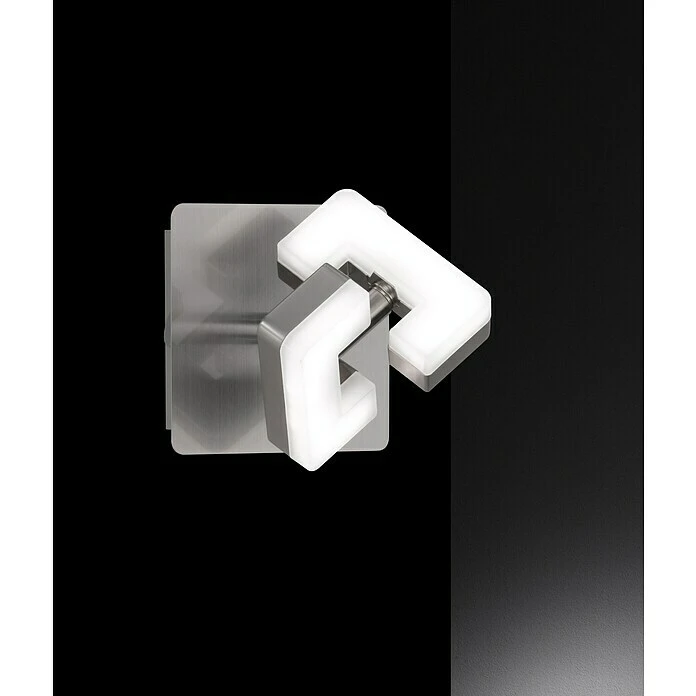 BAUHAUS WOFI Deckenstrahler Zara 5,2 W, L X B X H: 10 X 10 X 12 Cm, Nickel-matt, Sonstige, 1 Stk. 3 BAUHAUS WOFI Deckenstrahler Zara 5,2 W, L X B X H: 10 X 10 X 12 Cm, Nickel-matt, Sonstige, 1 Stk.