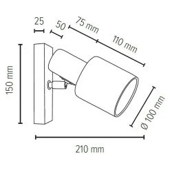 BAUHAUS Spotlight Wandstrahler Treehouse 25 W, L X B X H: 21 X 10 X 15 Cm, Geölt Eiche, Weiß, E27 11 BAUHAUS Spotlight Wandstrahler Treehouse 25 W, L X B X H: 21 X 10 X 15 Cm, Geölt Eiche, Weiß, E27 -Bauhaus Home 12 3920