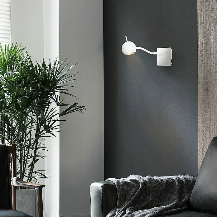 BAUHAUS Home Sweet Home LED-Wandstrahler Bollo Flex 5,8 W, L X B X H: 14 X 14 X 11,5 Cm, Sandweiß, Warmweiß 4 BAUHAUS Home Sweet Home LED-Wandstrahler Bollo Flex 5,8 W, L X B X H: 14 X 14 X 11,5 Cm, Sandweiß, Warmweiß – Bild 2