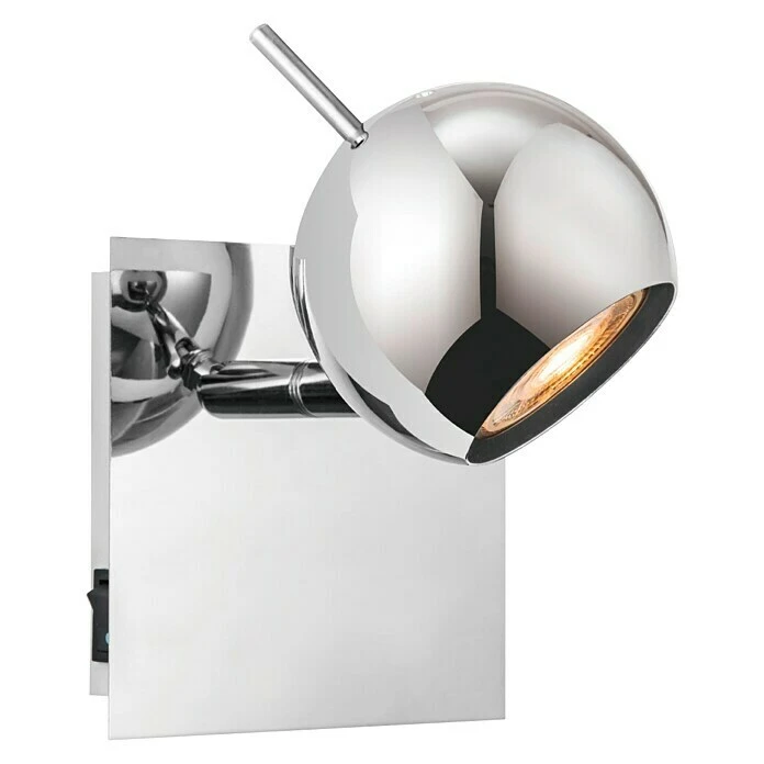 BAUHAUS Home Sweet Home LED-Wandstrahler Bollo 5,8 W, L X B X H: 14 X 14 X 11,5 Cm, Chrom, Warmweiß 4 BAUHAUS Home Sweet Home LED-Wandstrahler Bollo 5,8 W, L X B X H: 14 X 14 X 11,5 Cm, Chrom, Warmweiß – Bild 2