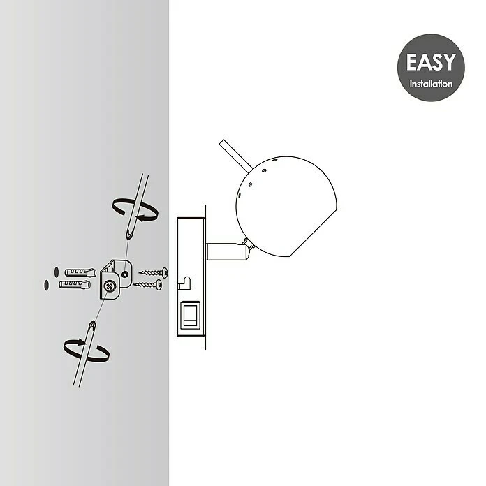 BAUHAUS Home Sweet Home LED-Wandstrahler Bollo 5,8 W, L X B X H: 14 X 14 X 11,5 Cm, Chrom, Warmweiß 8 BAUHAUS Home Sweet Home LED-Wandstrahler Bollo 5,8 W, L X B X H: 14 X 14 X 11,5 Cm, Chrom, Warmweiß – Bild 6