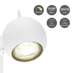 BAUHAUS Home Sweet Home LED-Wandstrahler Bollo 5,8 W, L X B X H: 14 X 14 X 11,5 Cm, Sandweiß, Warmweiß 10 BAUHAUS Home Sweet Home LED-Wandstrahler Bollo 5,8 W, L X B X H: 14 X 14 X 11,5 Cm, Sandweiß, Warmweiß -Bauhaus Home 12 3985