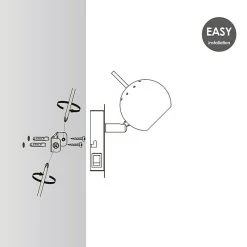 BAUHAUS Home Sweet Home LED-Wandstrahler Bollo 5,8 W, L X B X H: 14 X 14 X 11,5 Cm, Sandweiß, Warmweiß 11 BAUHAUS Home Sweet Home LED-Wandstrahler Bollo 5,8 W, L X B X H: 14 X 14 X 11,5 Cm, Sandweiß, Warmweiß -Bauhaus Home 12 3986