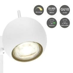 BAUHAUS Home Sweet Home LED-Wandstrahler Bollo 5,8 W, L X B X H: 14 X 14 X 11,5 Cm, Sandweiß, Warmweiß 12 BAUHAUS Home Sweet Home LED-Wandstrahler Bollo 5,8 W, L X B X H: 14 X 14 X 11,5 Cm, Sandweiß, Warmweiß -Bauhaus Home 12 3987