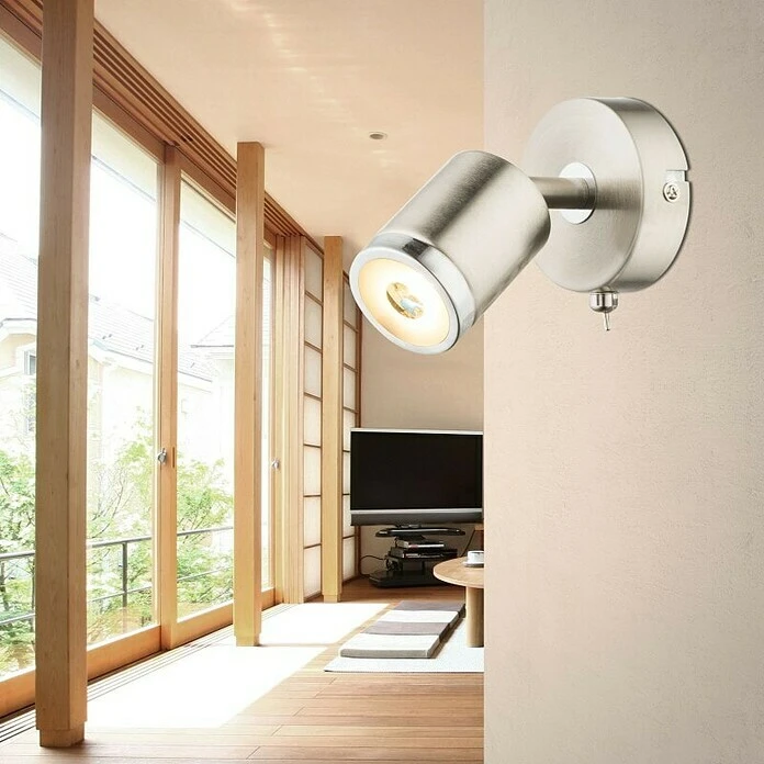 BAUHAUS Tween Light LED-Wandstrahler Star 5 W, L X B X H: 14 X 8 X 12 Cm, Nickel Matt, Warmweiß 4 BAUHAUS Tween Light LED-Wandstrahler Star 5 W, L X B X H: 14 X 8 X 12 Cm, Nickel Matt, Warmweiß – Bild 2