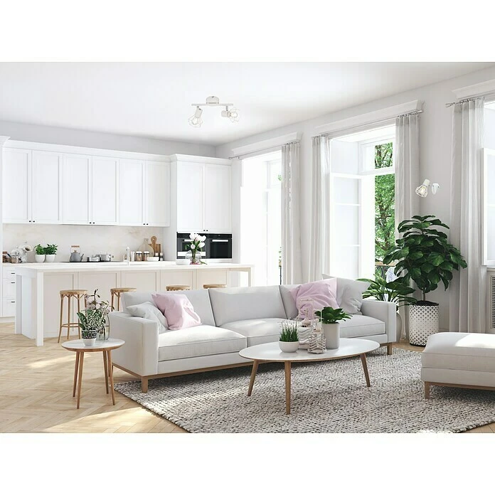 BAUHAUS Honsel Leuchten Wandleuchte Rund Ran 40 W, Weiß-sanitiniert, E14 5 BAUHAUS Honsel Leuchten Wandleuchte Rund Ran 40 W, Weiß-sanitiniert, E14 – Bild 4