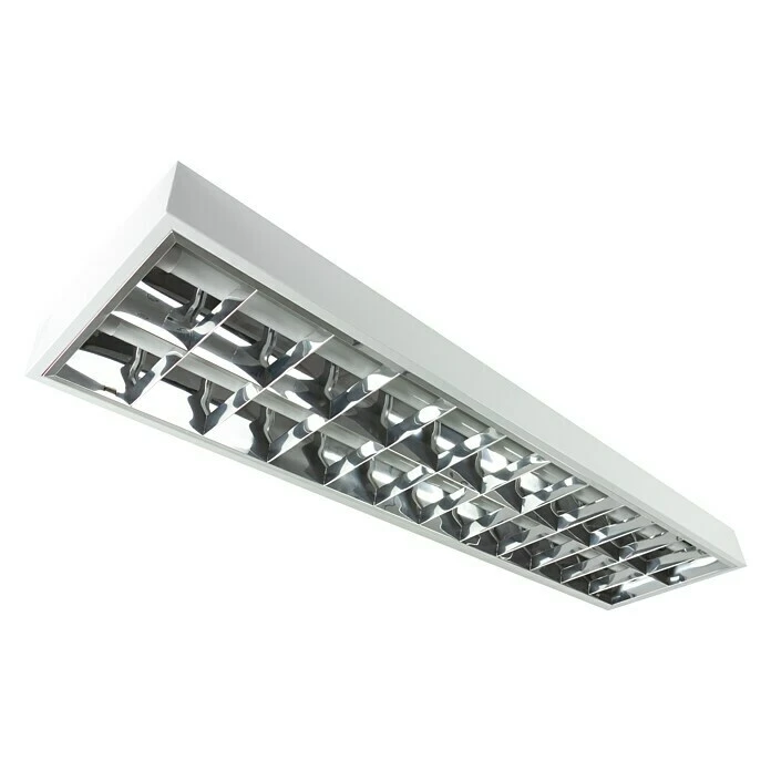 BAUHAUS Ritter Leuchten Bürobeleuchtung Profiline 2-flammig, 2 X 18 W, Weiß 3 BAUHAUS Ritter Leuchten Bürobeleuchtung Profiline 2-flammig, 2 X 18 W, Weiß
