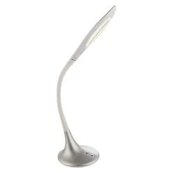 BAUHAUS Globo LED-Tischleuchte Silber 10 W, L X B X H: 50 X 17,7 X 79 Cm, Silber, Kaltweiß