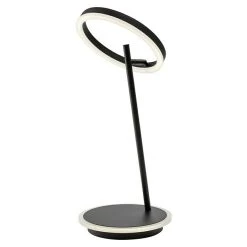 BAUHAUS Lavida Ring LED-Tischleuchte 18 W, Schwarz, Neutralweiß