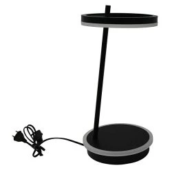Alternative view of BAUHAUS Lavida Ring LED-Tischleuchte 18 W, Schwarz, Neutralweiß