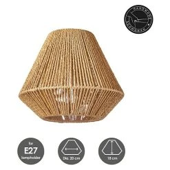 BAUHAUS Home Sweet Home Lampenschirm Java L X B X H: 20 X 20 X 18 Cm, E27 10 BAUHAUS Home Sweet Home Lampenschirm Java L X B X H: 20 X 20 X 18 Cm, E27 -Bauhaus Home 12 440